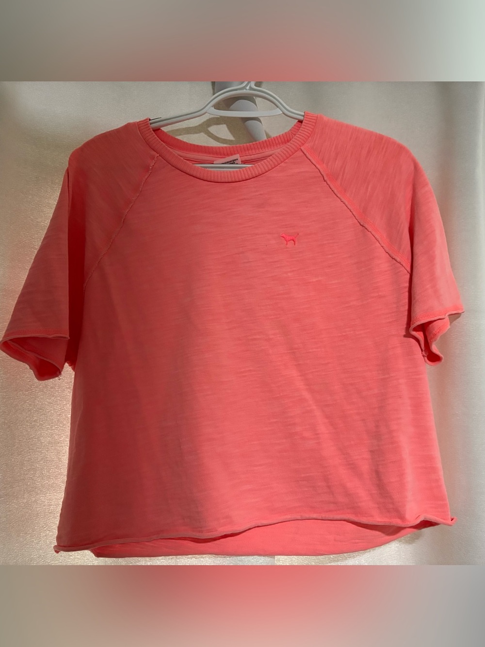 Coral Short Sleeve crop Tee